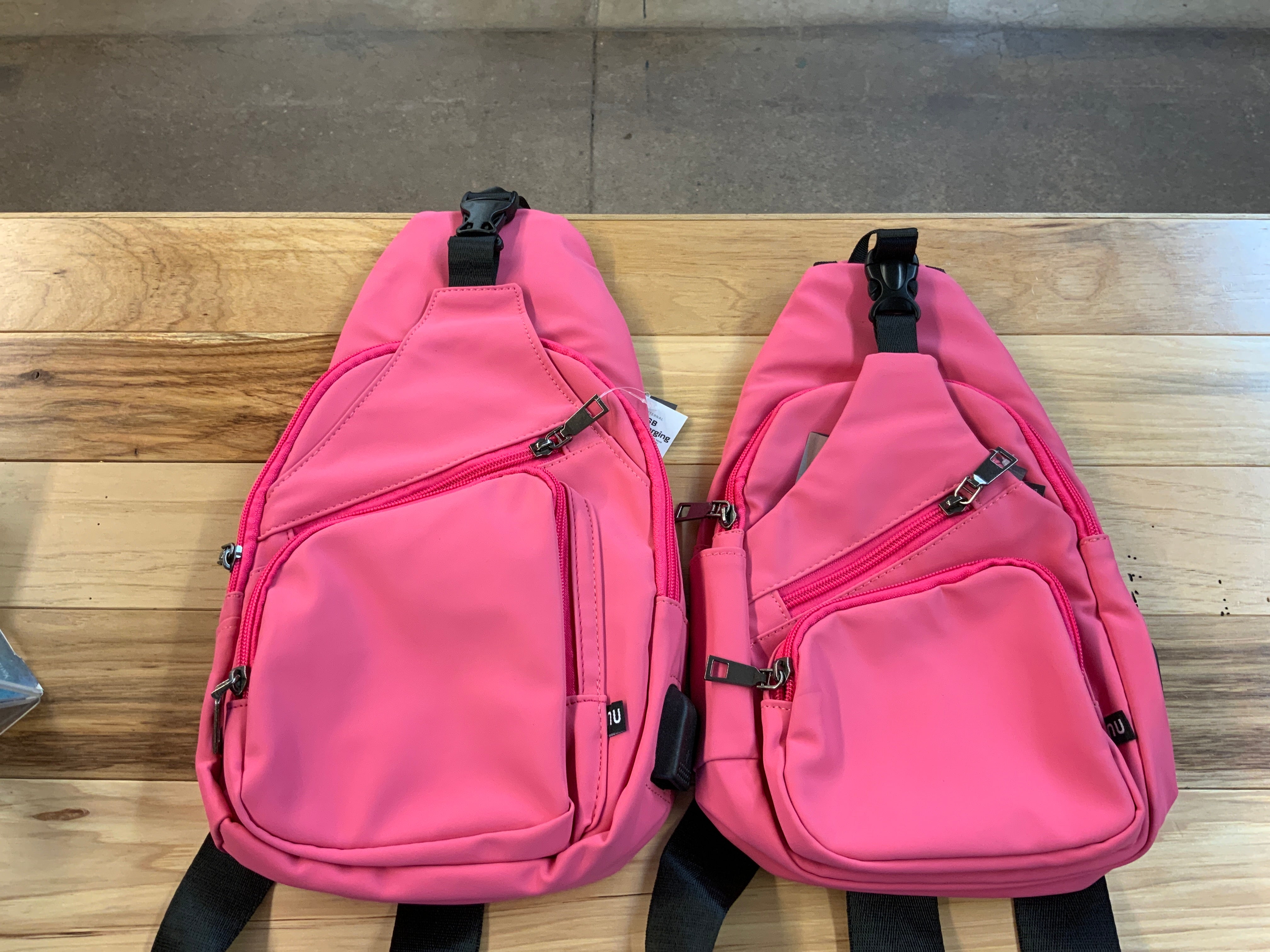 Nupouch Vegan Leather Pink Daypack | Wampum Shop