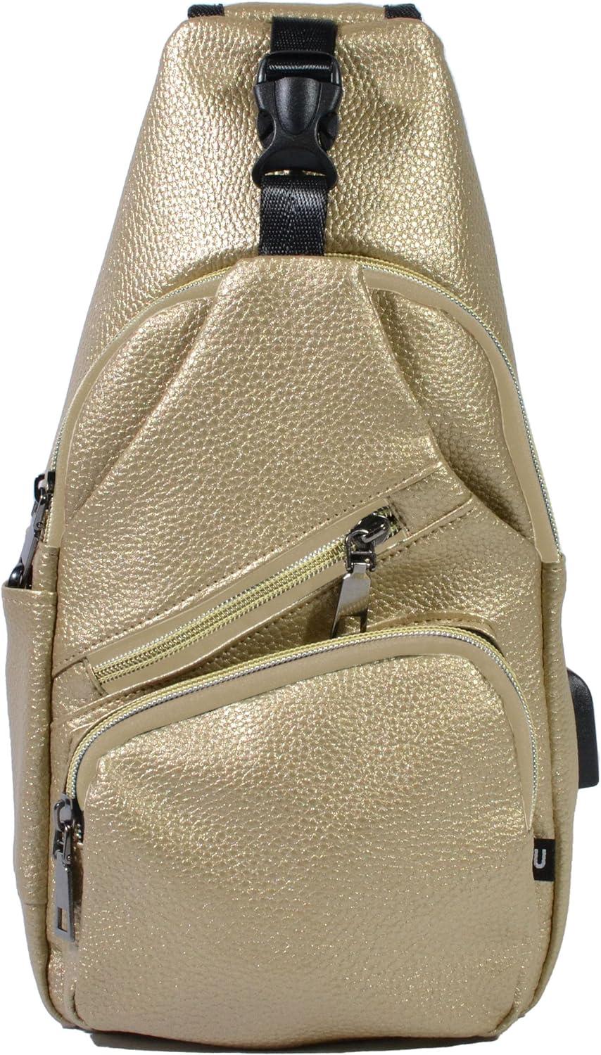 Nupouch Milan Anti-Theft Daypack, Vegan Leather | Wampum Shop display picture 1
